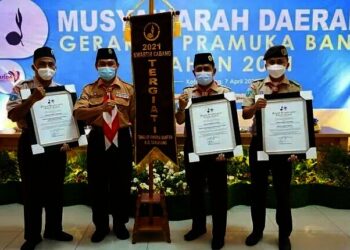 Prestasi Untuk Ketiga Kalinya, Kabupaten Tangerang Raih Predikat Kwarcab Tergiat 1 di Banten