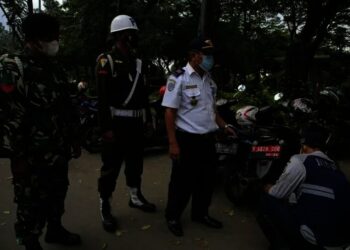 Parkir Secara Liar, 139 Kendaraan Digembosi Petugas Dishub Kota Tangerang