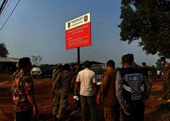 Satpol PP Kabupaten Tangerang Kembali Ditutup Galian Tanah di Bantar Panjang