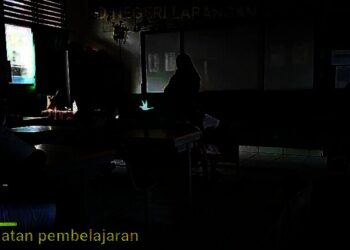 SDN Larangan 9 Simulasikan PTM, Bagikan Videonya di Youtube