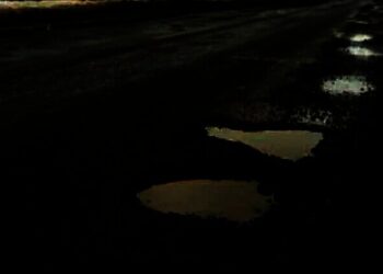 Jalan Ciater Tangsel Masih Berlubang dan Banyak Tambalan