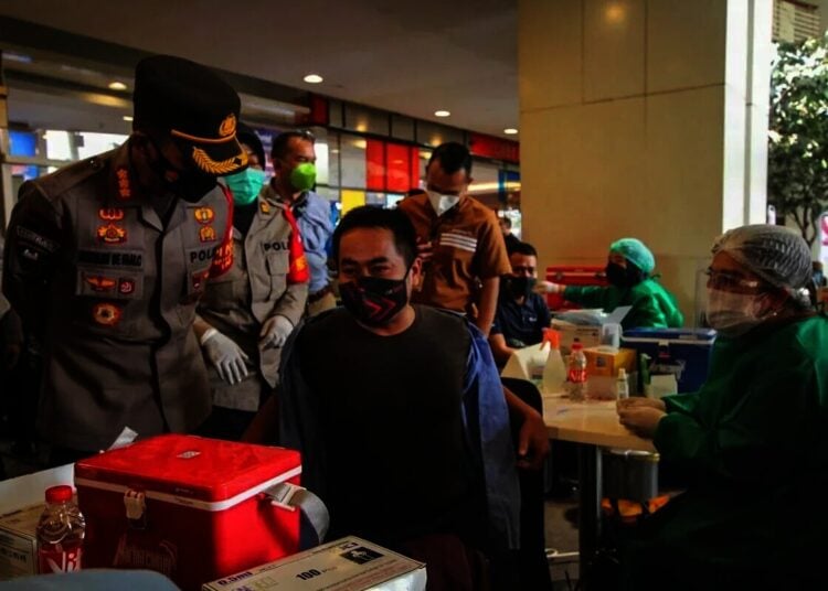 Polrestro Tangerang Gelar Vaksinasi Covid-19