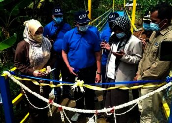 Bupati Pandeglang Resmikan Jembatan Penghubung Dua Kecamatan
