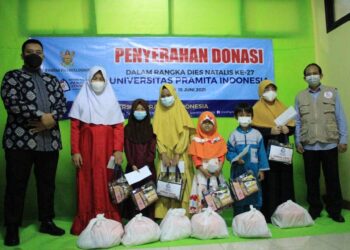 Universitas Pramita Indonesia Gelar Baksos di Curug Jelang Dies Natalis ke-27