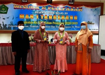 315 Siswa-siswi MAN 1 Tangerang Diwisuda, 86 Alumni Masuk PTN