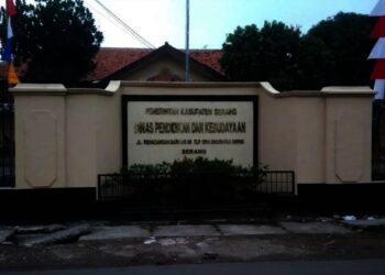 Kantor Dindikbud Kabupaten Serang. (ISTIMEWA)