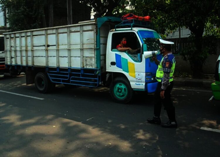 Penyekatan PPKM Darurat di Batuceper