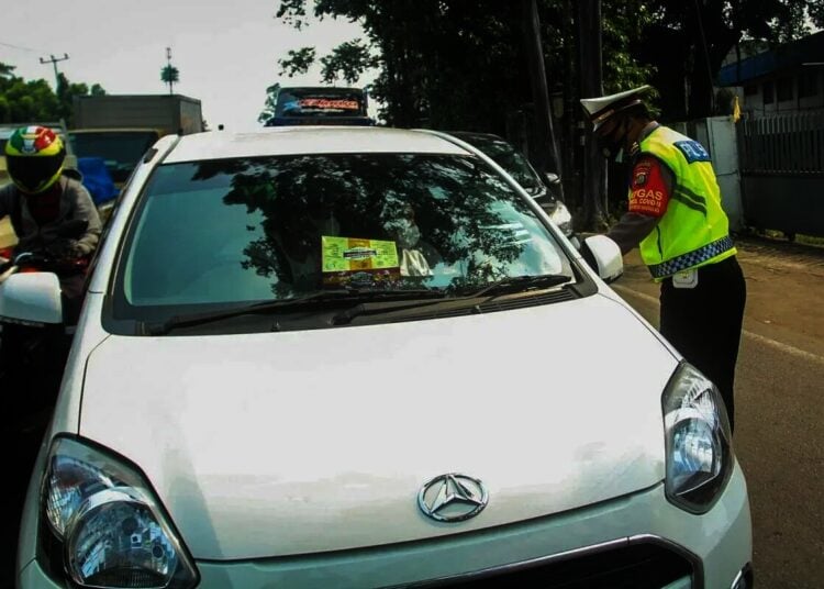 Penyekatan PPKM Darurat di Batuceper