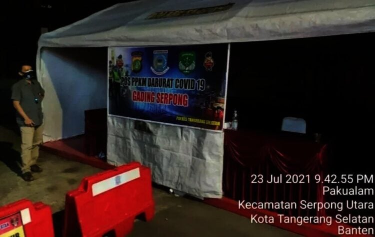 Ombudsman Dapati Pos Penyekatan Tak Bertuan di Tangsel