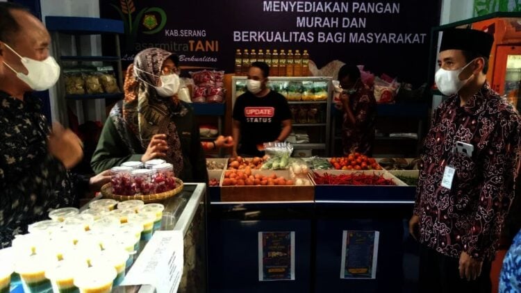 10 Komoditi Ini Dijual di Pasar Mitra Tani DKPP Kabupaten Serang