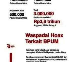 Waspada Hoaks Pencairan BPUM Tahap Ketiga