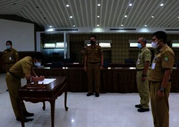 Wakil Wali Kota Sachrudin Lantik Pejabat Pengawas