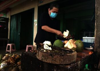 Kelapa Hijau Lagi Booming di Tangerang, Pedagang Raup 10 Juta per Minggu