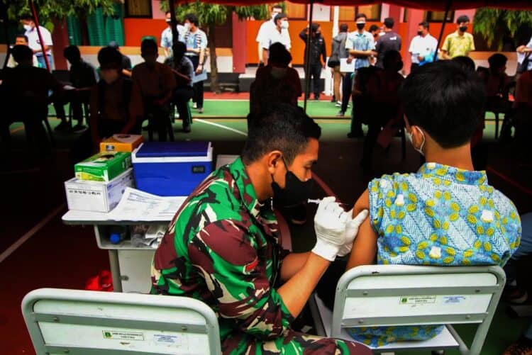 69.516 Siswa SMP di Kota Tangerang Telah Divaksin Tahap Pertama