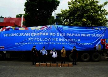 IKM Binaan Bea Cukai Banten Ekspor Parfume ke Papua Nugini