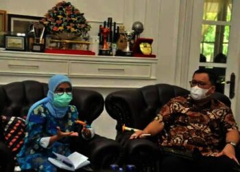 Terima Staf Khusus Presiden, Bupati Iti Sampaikan Permintaan Terkait Korban Banjir Bandang 2020