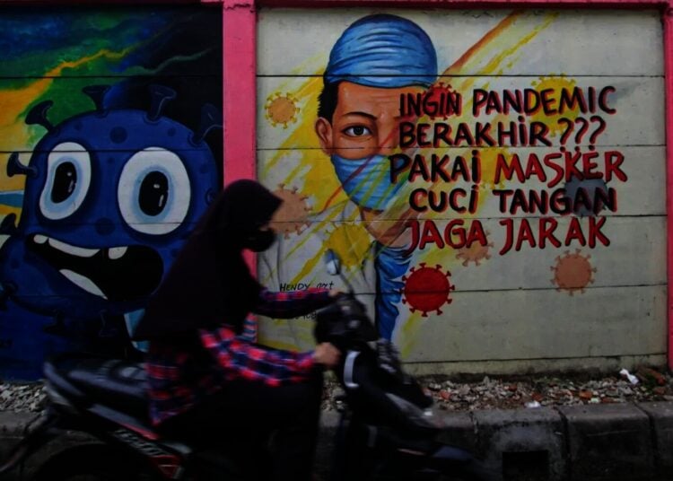 Potret Karya Seni Mural di Kampung Pink Kota Tangerang