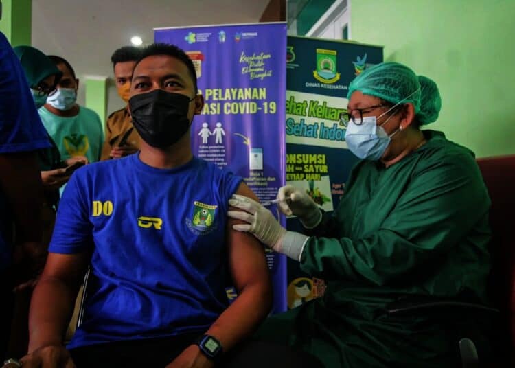 Potret Vaksinasi di Kota Tangerang Gunakan Vaksin Pfizer