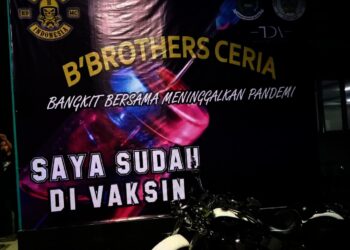 Komunitas Moge Gelar Vaksinasi Massal di Kelurahan Parigi