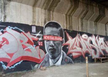 Mural Mirip Presiden Jokowi Bernuansa Pelecehan Ramai di Batuceper
