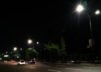 Lampu PJU di Kota Tangerang Dinyalakan Secara Bertahap