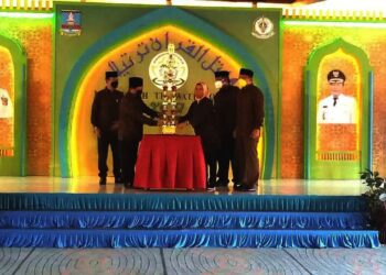 Pembukaan MTQ tingkat Kabupaten Serang, Selasa (7/9/2021). (ISTIMEWA)