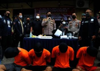 Polsek Cikupa Tangkap Empat Orang Pelaku Curanmor