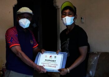 Dua Atlet Wushu asal Kabupaten Tangerang Diberi Uang Saku
