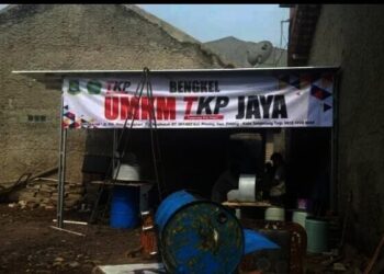 Lokasi UMKM Jaya, Kecamatan Pinang sebagai tempat produksi barang kerajinan dari bahan baku limbah. ISTIMEWA