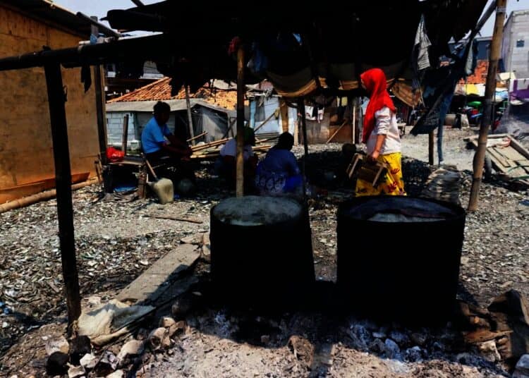 Potret Geliat Pedagang Kerang Ijo di Kabupaten Tangerang
