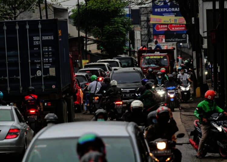 Potret Lalu Lintas Simpang 4 Islamic Jelang Rencana Pengalihan Arus