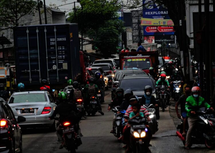 Potret Lalu Lintas Simpang 4 Islamic Jelang Rencana Pengalihan Arus