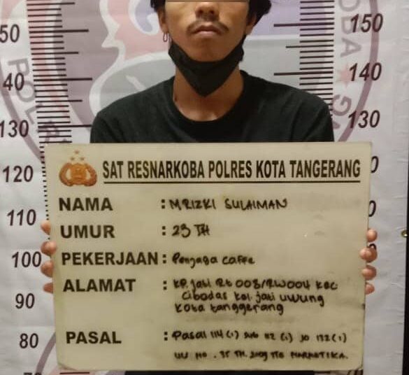 Simpan Sabu di Toko Kosmetil, 3 Orang Ditangkap Satresnarkoba Polresta Tangerang