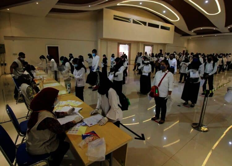 Potret Ketatnya Prokes di Tes SKD CPNS Kota Tangerang