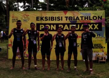 Masih Eksebisi, Triathlon Banten Raih 1 Medali Perak dan 2 Perunggu