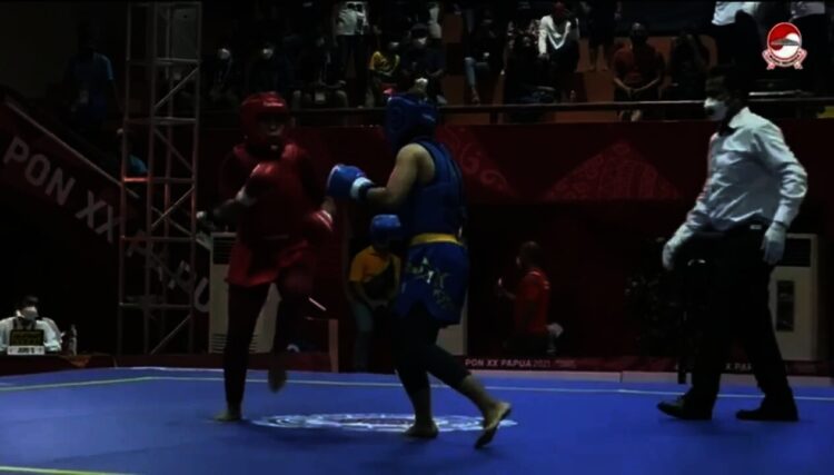 Atlet Wushu Banten Mengejar Medali Emas