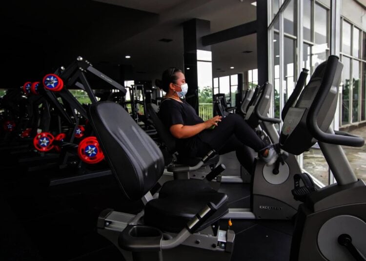 Potret Fitness Centre di Kota Tangerang Kembali Beroperasi