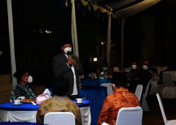 Gubernur Banten, Wahidin Halim, paparan di depan jajaran rektor UIN se-Indonesia, Jumat (29/10/2021). (ISTIMEWA)