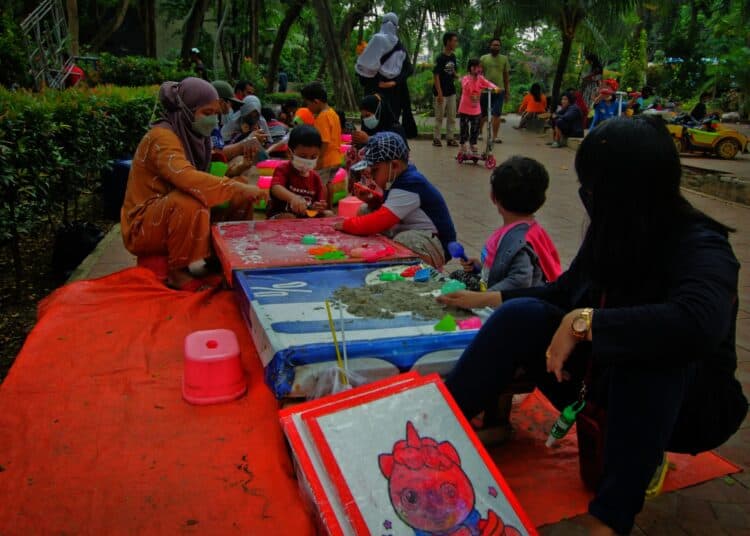Potret Taman Tematik di Kota Tangerang Kembali Dibuka