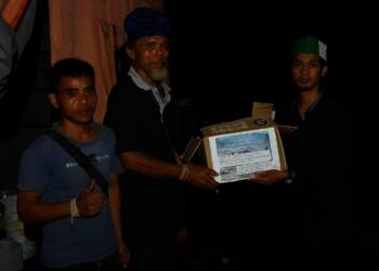 HMI MPO Lebak Bantu Logistik Bagi Korban Kebakaran Baduy