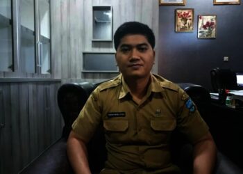 Kepala Bagian (Kabag) Unit Kerja Pengadaan Barang dan Jasa (UKPBJ) Kabupaten Serang, Febrian Rifera. (SIDIK/SATELITNEWS.ID)