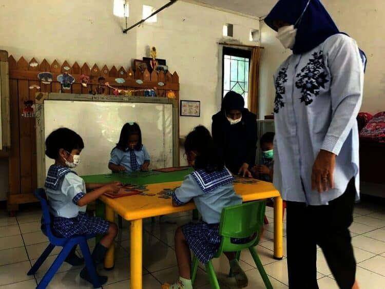 PAUD Anyelir Akhirnya Dibuka, Para Siswa Antusias