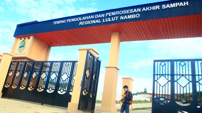 GERBANG: Tempat Pengolahan dan Pemrosesan Akhir Sampah (TPPAS) Regional LUNA (Lulut-Nambo) Kecamatan Kelapanunggal kabupaten Bogor. JPG