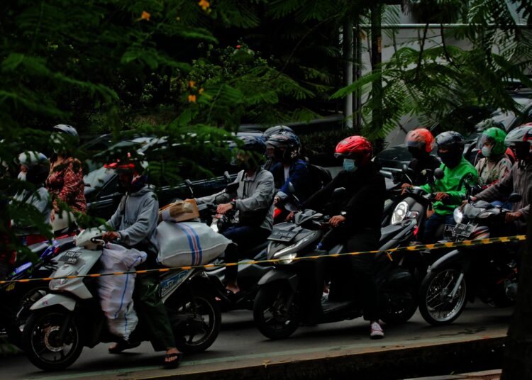 Potret Kemacetan di Jalan Imam Bonjol Gara-gara Pengerjaan Pipa PDAM