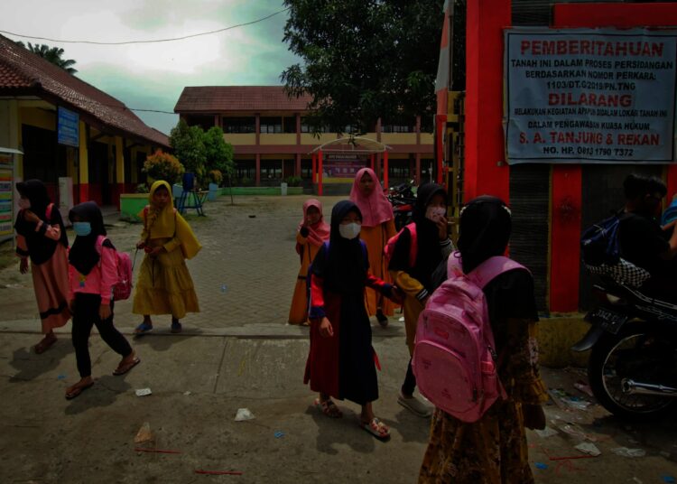 Potret PTM Terbatas di SDN Kiara Payung yang Sempat Disegel