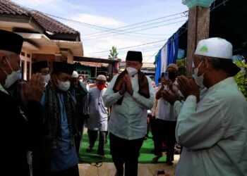 Di Sukadiri, Gubernur Ingatkan Pakai Masker