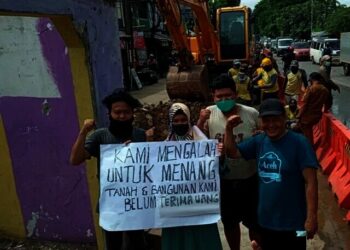 Putus Konsinyasi Rumah di Tengah Jalan Maulana Hasanuddin Akhirnya Dibongkar