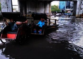 Hujan Deras, Sejumlah Titik di Kota Tergenang Air, BPBD : Aman Terkendali