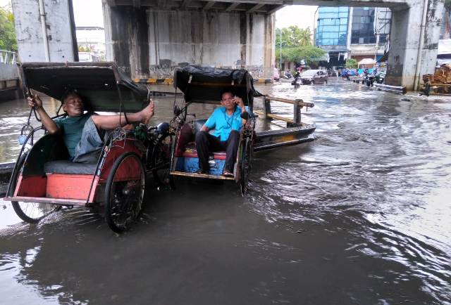 Hujan Deras, Sejumlah Titik di Kota Tergenang Air, BPBD : Aman Terkendali