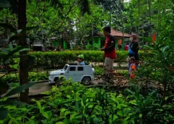 Cegah Kerumunan di Taman Tematik, Disbudpar Kota Tangerang Siagakan 60 Personel Brigade 1016